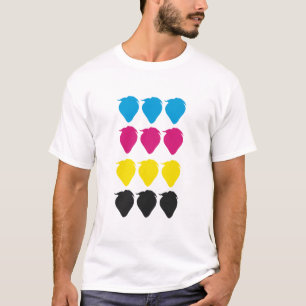 Camiseta Fresas de CMYK