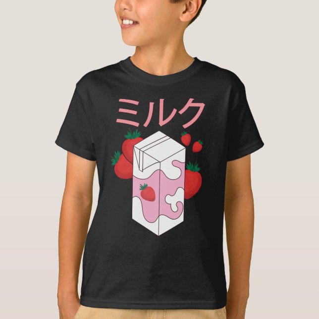Camiseta Fresas de fresa de la fresa Anime Merch Japón (Anverso)