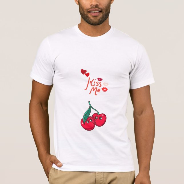 Camiseta Fresas divertidas al amor" Déjenlo (Anverso)