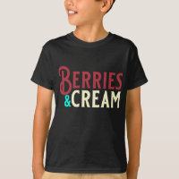 Fresas divertidas y amantes de la fruta y la crema
