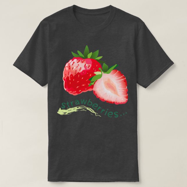 Camiseta Fresas dulces (Diseño del anverso)