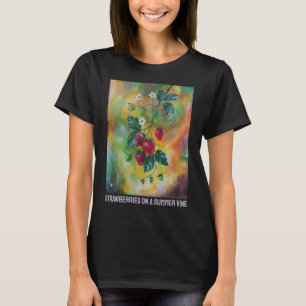 Camiseta Fresas en una vid de verano de Alfred Fox