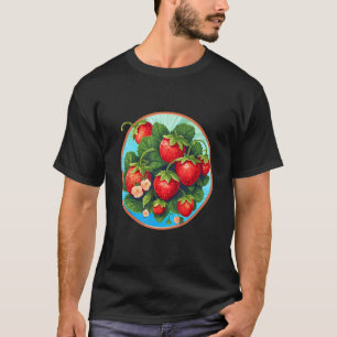 Camiseta Fresas Fresas Fresas Motif Fresas Plantas De Fresa