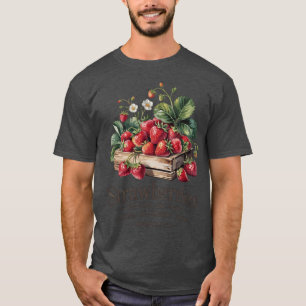 Camiseta Fresas Frescas de Granjas de Agricultores de Fresa
