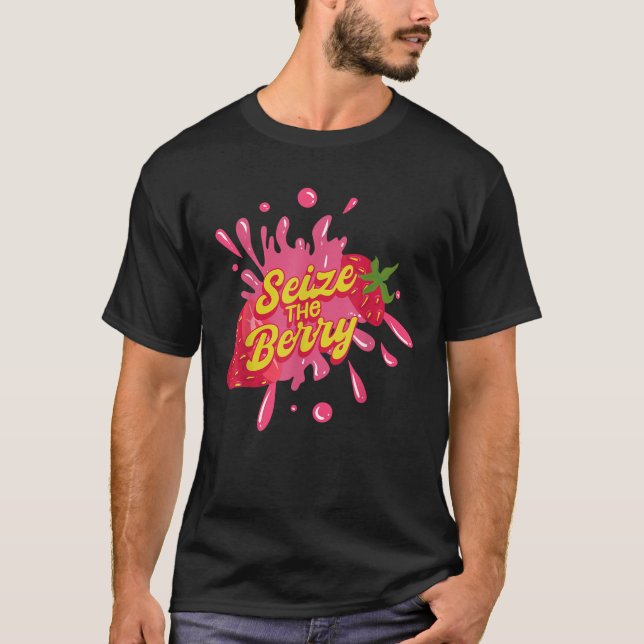 Camiseta Fresas Fruta de fresa (Anverso)