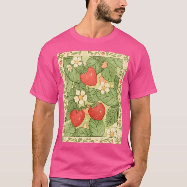 Camiseta Fresas para la vida (Anverso)