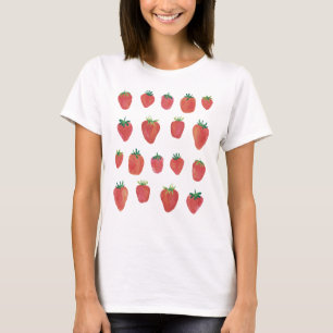 Camiseta Fresas pintadas