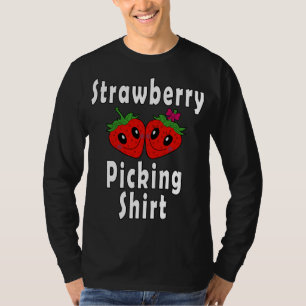 Camiseta Fresas recolectando fresas en amor Funny Cost