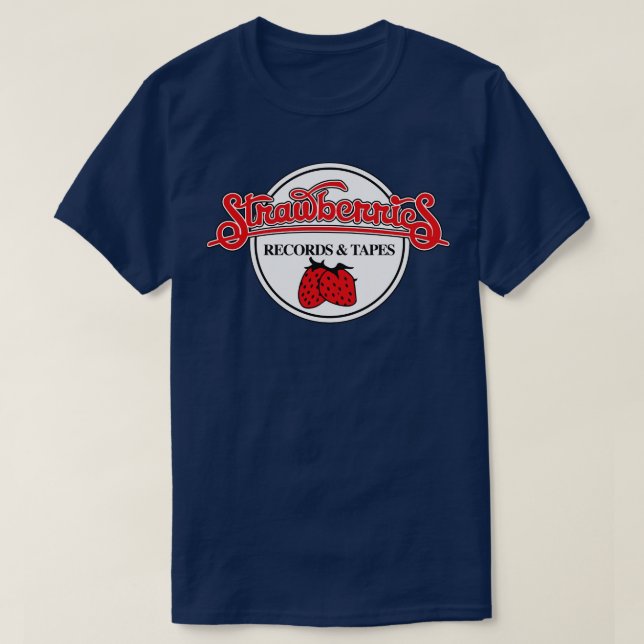 Camiseta Fresas Registran cintas (Diseño del anverso)