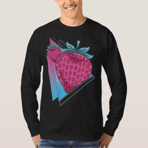 Camiseta Fresas Vaporwave Red Berry Summer Frut Stra