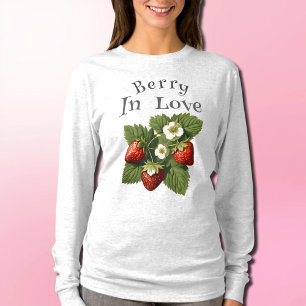 Camiseta Fresas Vintage - Fresa enamorada