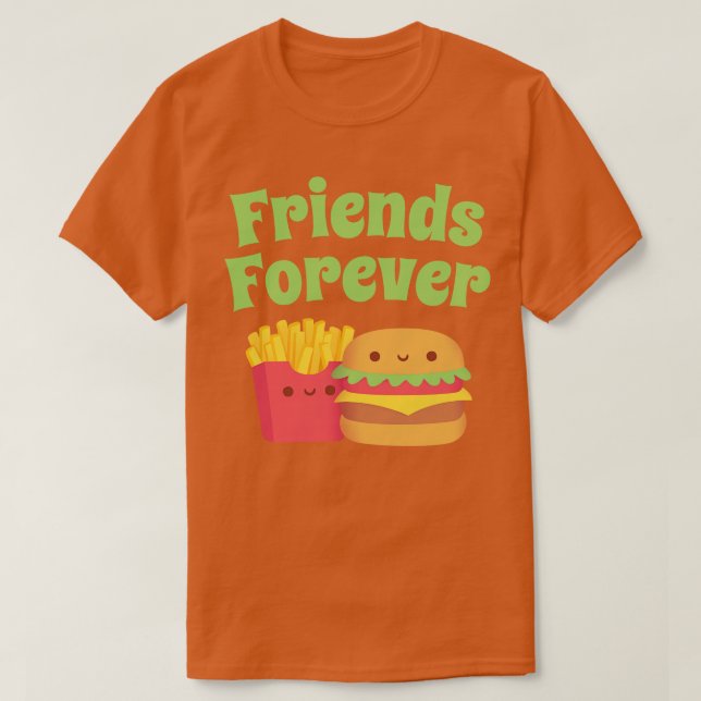 Camiseta Fresas y amigos hambrientos para siempre (Diseño del anverso)
