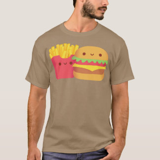 Camiseta Fresas y hamburguesas