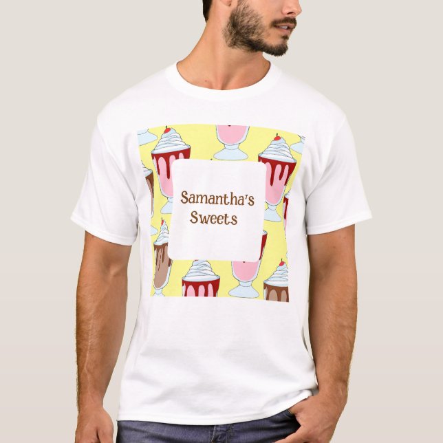 Camiseta Fresas Y Lechones De Chocolate (Anverso)