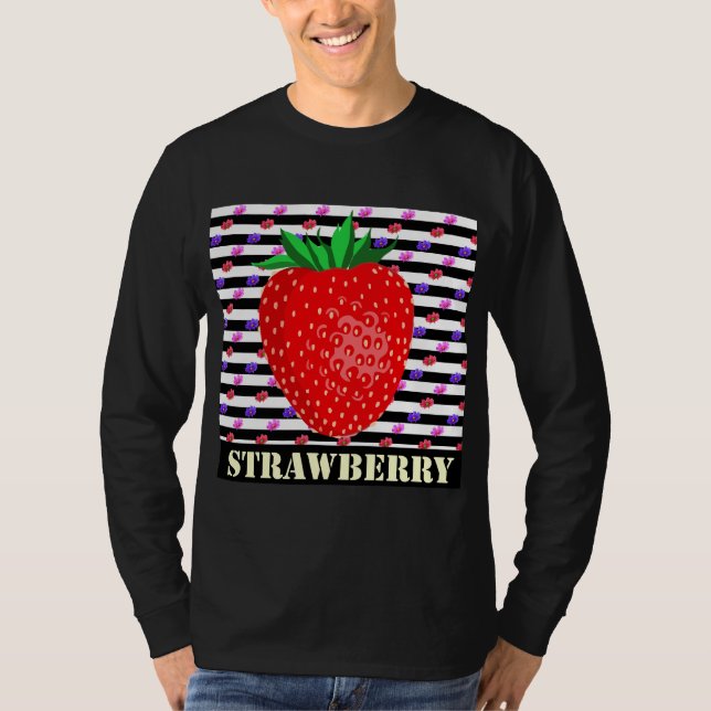 Camiseta Fresas Y Tiras (Anverso)