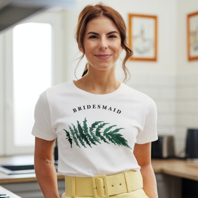 Camiseta Fresca Boda de color de agua verde (Subido por el creador)