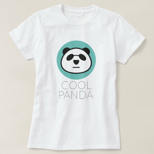 Camiseta fresca de la panda (Diseño del anverso)