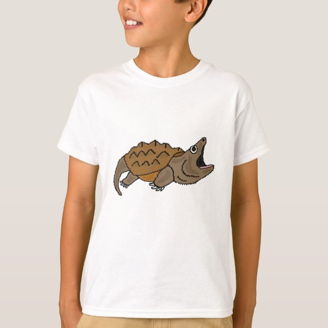 Camiseta fresca de la tortuga de rotura del (Anverso)