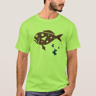 Camiseta fresca de los pescados