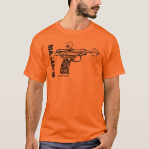 Camiseta fresca del arma del arte gráfico de la