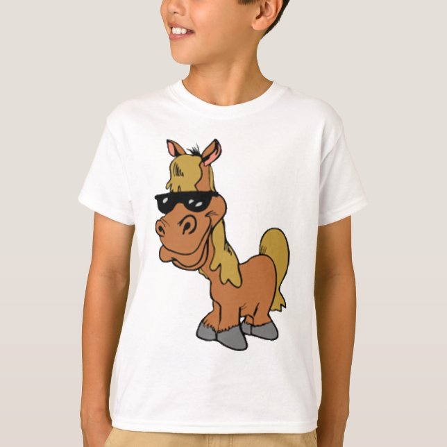 Camiseta fresca del caballo (Anverso)