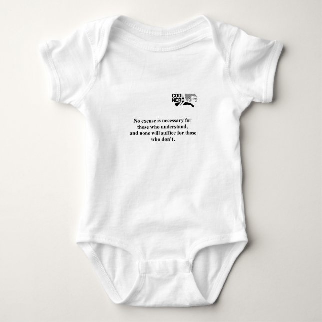 Camiseta fresca del empollón - excusas (Anverso)