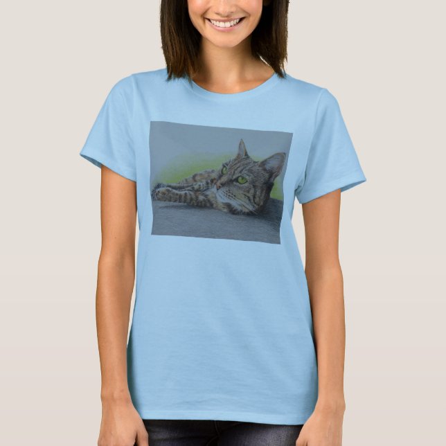 Camiseta fresca del gato (Anverso)