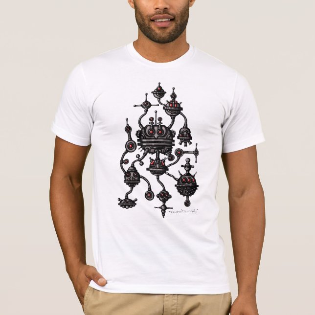 Camiseta fresca del gráfico de la inteligencia (Anverso)