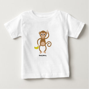 Camiseta fresca del mono para los niños
