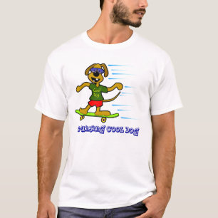 Camiseta fresca del perro que cruza