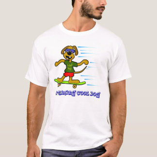 Camiseta fresca del perro que cruza