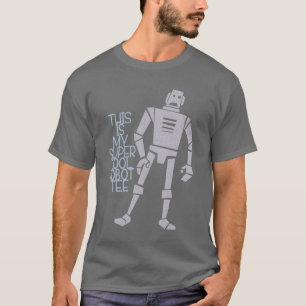 Camiseta fresca estupenda del robot