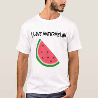 camiseta fresca para los amantes de la sandía y de