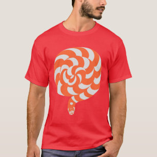 Camiseta fresca para los hombres con la serpiente