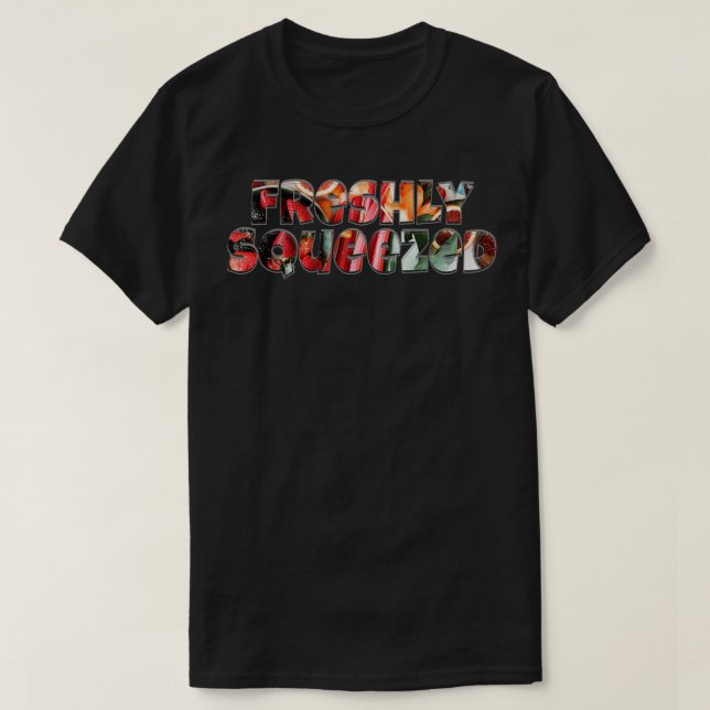 Camiseta Frescamente exprimido (Diseño del anverso)