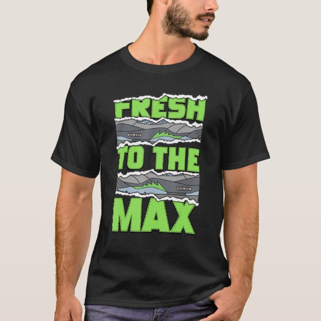 Camiseta Fresco Al Máximo Retro De Bean Verde 5s Unisex Mat (Anverso)