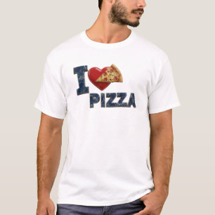 Camiseta Fresco Azul ME ENAMORA PIZZA Arte de Moda