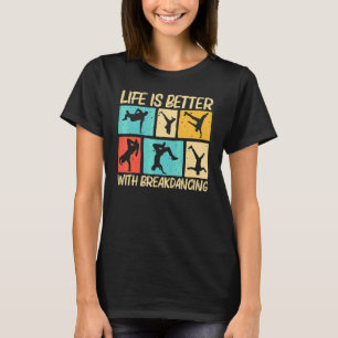 Camiseta Fresco Breakdance Para Hombres Mujeres Breakdancer