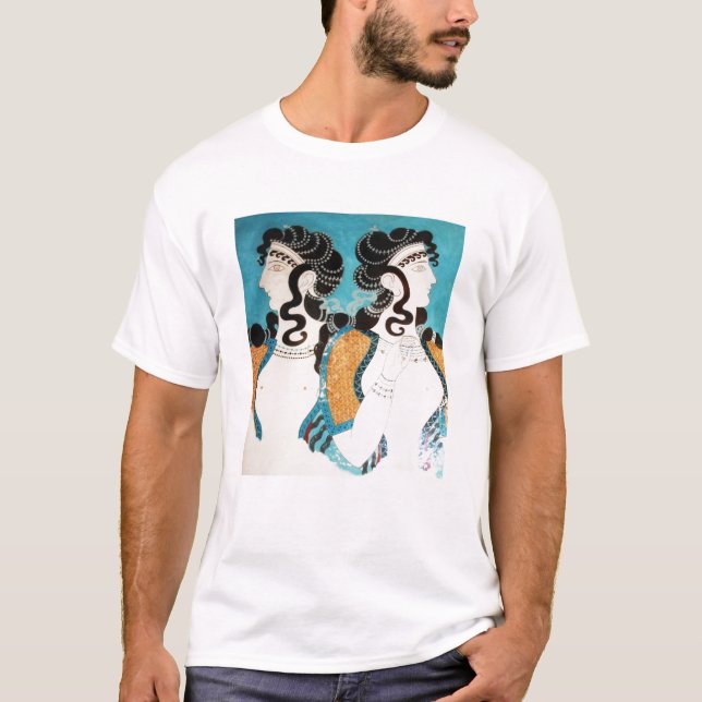 Camiseta Fresco de Minoan, mujeres (Anverso)