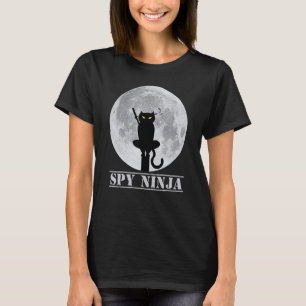 Camiseta Fresco Espía de Juegos Mes Niño Ninja Gamer Gatos