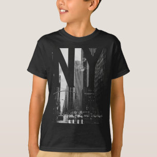 Camiseta Fresco horizonte abstracto de la ciudad de Nueva Y