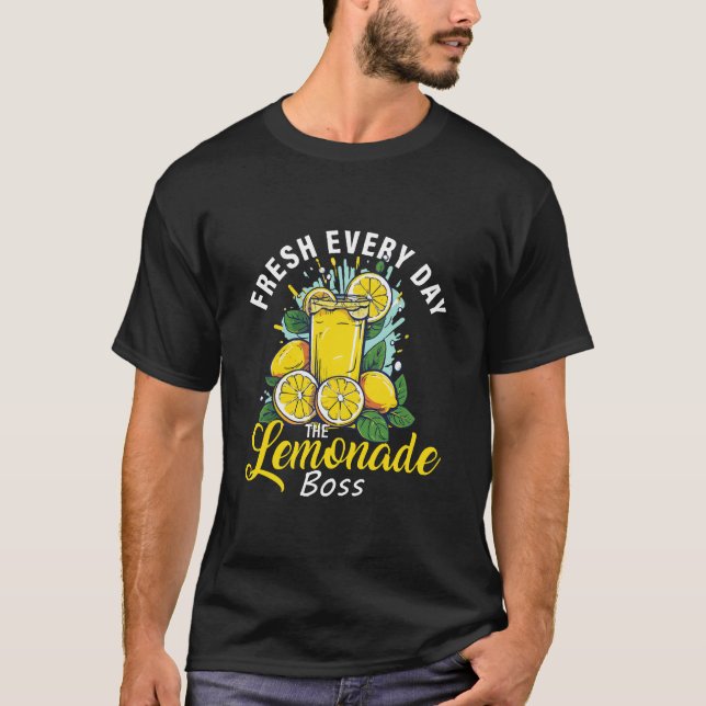 Camiseta Fresco Todos los Días El Jefe de Limonada (Anverso)
