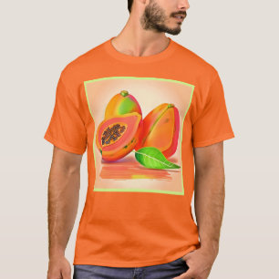 Camiseta Frescor de Papaya en rodajas