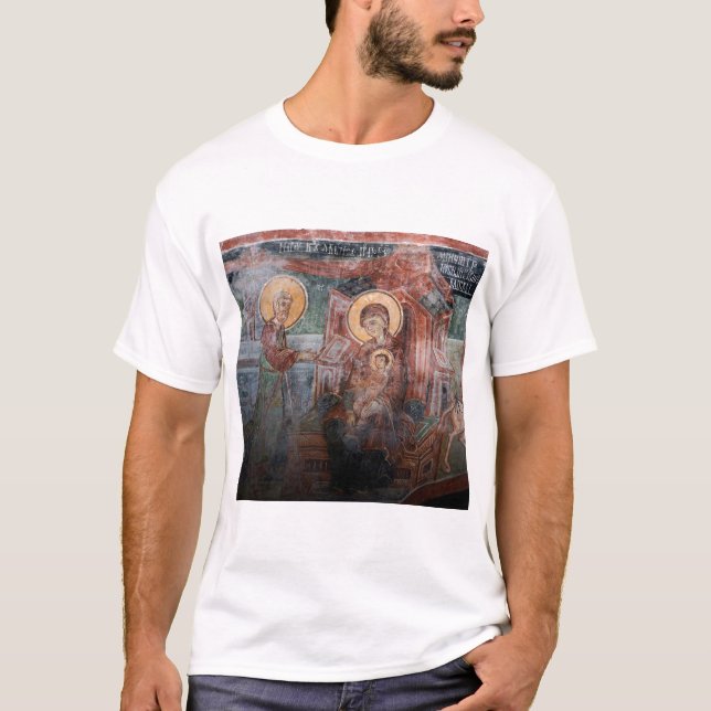 Camiseta Frescos de la Iglesia Serbia del siglo XIV, 2 (Anverso)