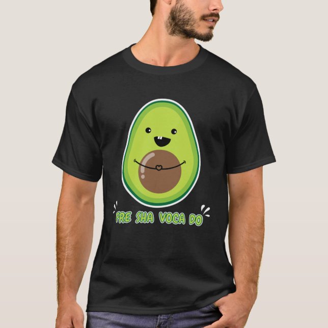 Camiseta Fresh Avocado   Vegan  Cool Fruity (Anverso)