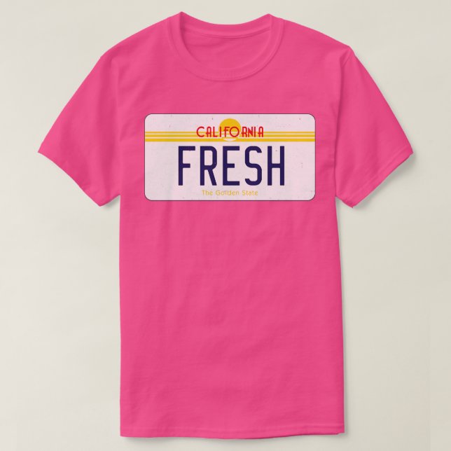 Camiseta FRESH California vintage (Diseño del anverso)