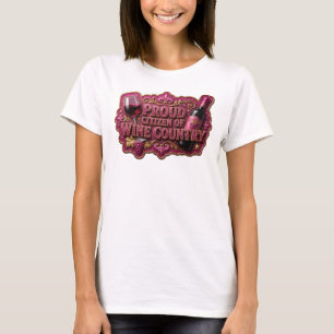 Camiseta Fresh Gold ORGULLOSO CIUDADANO DE WINE COUNTRY v2