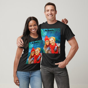 Camiseta fresh modern personalized design red hearts