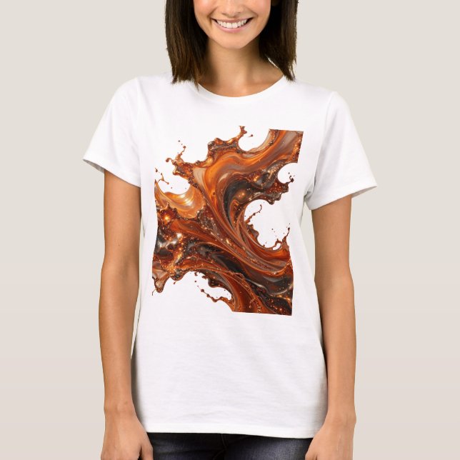 Camiseta Fresh Silver CHOCOLATE SPLASH (Anverso)