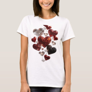 Camiseta Fresh Silver HEARTS IN SPACE